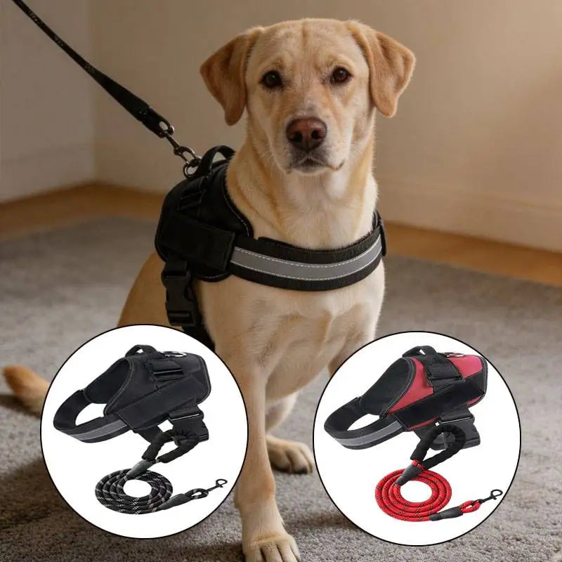 Arnés Antitirones para Perros — reflectante, pasea sin que te arrastre